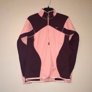 Nike 3/4 Zip Fit Thermal Zip Sleeve Pocket  Jacket